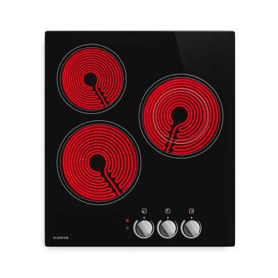 Klarstein EasyCook üvegkerámia főzőlap | 3 főzőzóna | 4700 W | 11 teljesítményfokozat | 45 cm