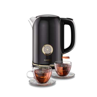 Klarstein Victoria vízforraló | 1,7 liter | 2200 W | 360°-ban forgatható talp | Időtlen design