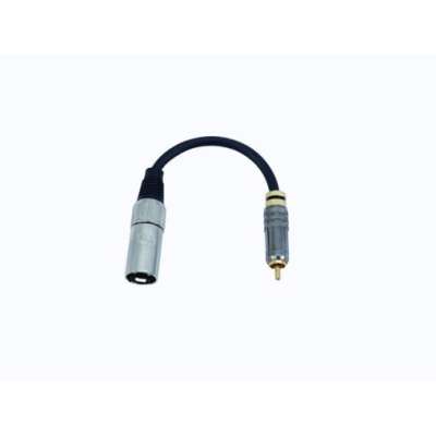 Electronic-Star male cinch XLR-re, DJ PA kábel, SADC adapter, rövid
