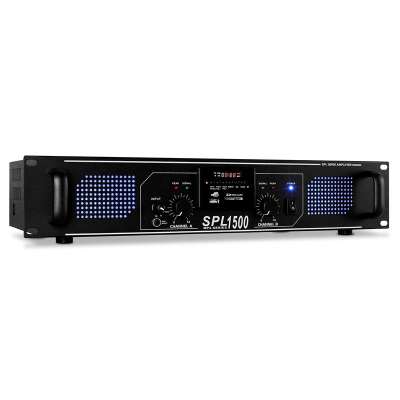 Skytec SPL-1500 PA erősítő, USB, SD, MP3, 4200 W