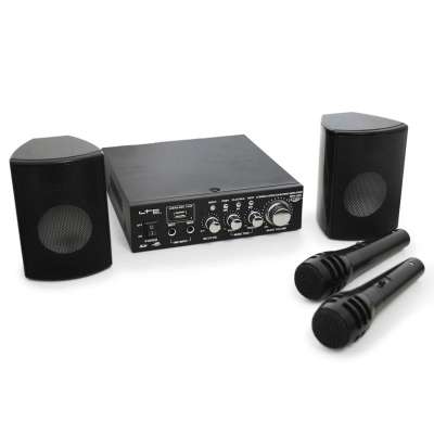 Kompakt PA szett LTC Star-2, USB, SD, MP3, 200 W, 2 x mik