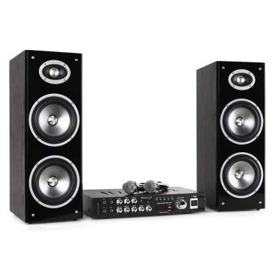 LTC Karaoke Star 3D-BT bluetooth, USB és két mikrofon