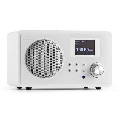 Auna IR-150, internet rádió, FM, DLNA, WLAN, retro, távirányítás, fa szekrény