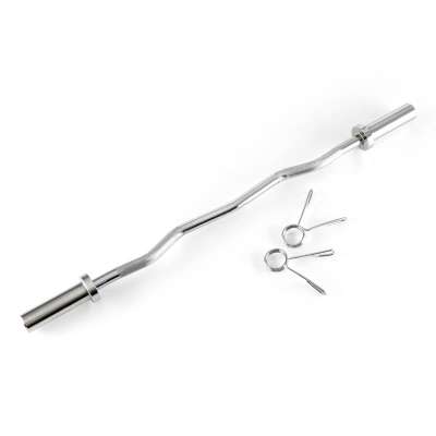 Capital Sports Accretor 120 CBO Curlbar hajlított súlyzórúd, 120 cm / 50 mm/ max. 272 kg, acél, krómozott