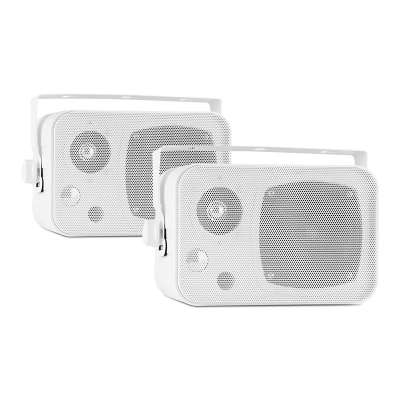 Auna CB105, fehér, passzív 2-sávos hangfal, max. 20 W, pár, tartó mellékelve