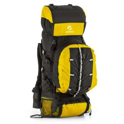 Yukatana Almer, sárga/fekete, túrahátizsák, 80 l, 40 x 80 x 35 cm, kis hátizsák