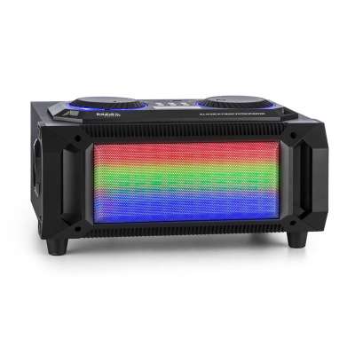 Ibiza SPLBOX150, 200 W, hordozható 2.1-es audio rendszer, bluetooth, USB/SD, FM, LED