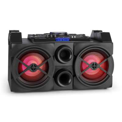 Ibiza SPLBOX300-PORT, 300 W, mobil DJ hangfal box, bluetooth, USB, FM, LED, keverőpult
