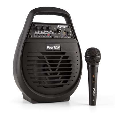 Fenton ST032, mobil PA rendszer, 50 W, bluetooth, MP3, USB, microSD, akkumulátor, mikrofon mellékelve