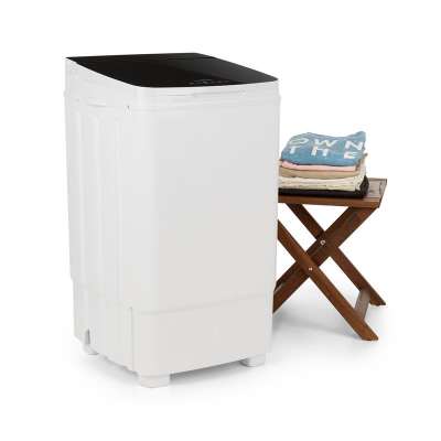 OneConcept Ecowash Deluxe 9 kemping mosógép, 9 kg, 400 W, időzítő, centrifuga