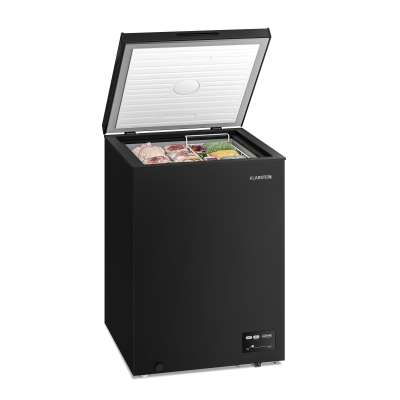 Klarstein Iceblokk fagyasztóláda | 142 l | 84 cm | 0 °C – -24 °C | 4 csillag | Fekete