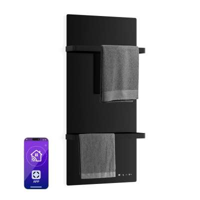 Klarstein HotSpot Crystal Smart infravörös panel | 800 W | 12 m² | Érintőképernyős vezérlés és hangvezérlés