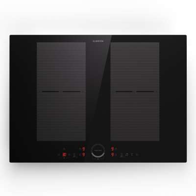 Klarstein Delicatessa 70 Flex, beépíthető indukciós főzőlap, 4 zóna, 7000 W, üvegkerámia