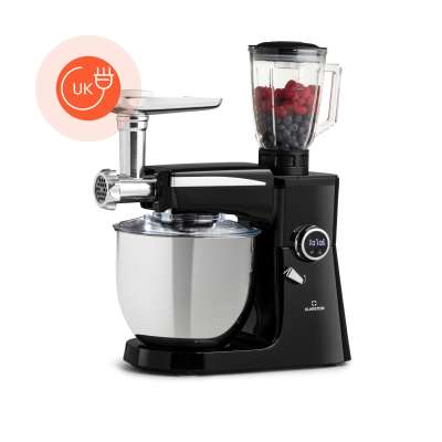 Klarstein Renata Rossa, konyhai robotgép, 3 az 1-ben 2000 W/2,7 PS, 10 L, rozsdamentes acél, BPA-mentes