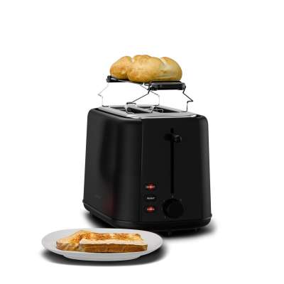 Klarstein Velaire kenyérpirító | 2 részes | 800 W | 7 pirítási szint | zsemlemelegítő