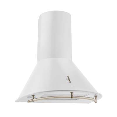 Klarstein Lumio Neo, retró kéményes páraelszívó, 60 cm, 610 m³/ó, nemesacél, fehér