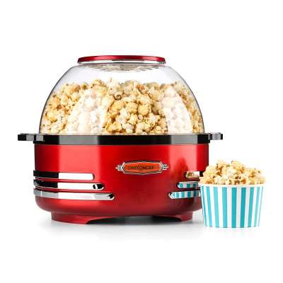 OneConcept Couchpotato, piros, popcorn készítő, elektromos eszköz popcorn készítésére