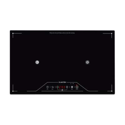 Klarstein Deejay, indukciós főzőlap, 3500 W, üvegkerámia, érintésvezérlés, fekete