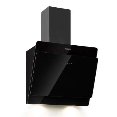 Klarstein Aurica 60, páraelszívó, 60 cm, 610 m³/ó, LED, érintőképernyős, üveg, fekete