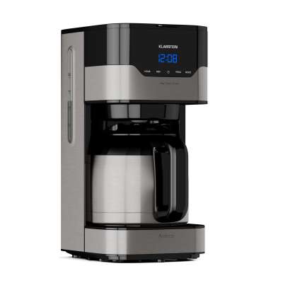 Klarstein Arabica 1.2, kávéfőző, 1.2 l, EasyTouch Control, ezüst/fekete
