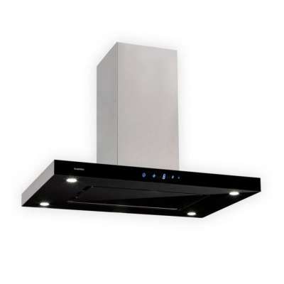 Klarstein Valeria, sziget páraelszívó, 90 cm, 650 m³/ó elszívó teljesítmény, érintőképernyős, LED