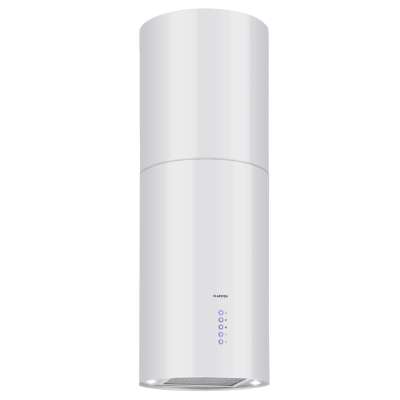 Klarstein Beretta, sziget páraelszívó, Ø 35 cm, légkeringetés, 650 m³/ó, LED, fehér