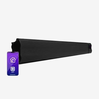 Blumfeldt Cosmic Beam Smart 30, infravörös hősugárzó, 3000 W, vezérlés applikáción keresztül, fekete