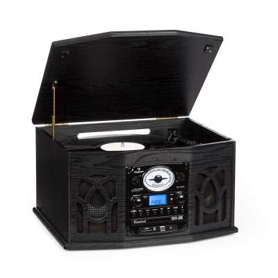 Auna NR-620 sztereó készülék, stereo, MP3 felvétel, fekete