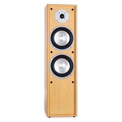 Auna Linie-300-BH hifi torony hangfal, 80 W RMS, tölgyfa