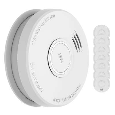 SHD by oneConcept DOF19, Füstérzékelő, műanyag, figyelmeztető jelzés: 85 dB, 9V elemmel
