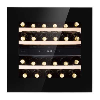 Klarstein Rhône 25 Duo, borhűtő, 75 liter, 25 palack, 2 zóna, kompressziós hűtés