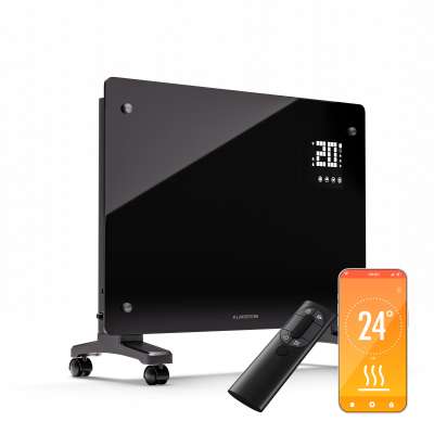 Klarstein Bornholm Smart 1500, konvektoros fűtőtest, 1500 W, WiFi, LED, IP24