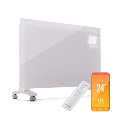 Klarstein Bornholm Smart 2500, konvektor, 2500 W, WiFi, LED, IP24