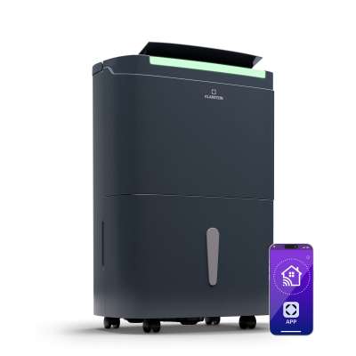 Klarstein DryFy Pro Connect Smart, Párátlanító, WiFi, Kompresszor, 30l/d, 25-30 m²