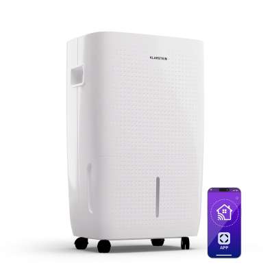 Klarstein DryFy Pro Connect Smart, Párátlanító, WiFi, Kompresszor, 60l/24 h, 45-65 m²
