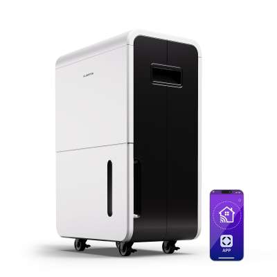 Klarstein DryFy Grand Smart 55, párátlanító, WiFi, kompresszor, 55l/24ó, 40-50 m²