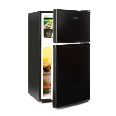 Klarstein Big Daddy Cool, kombinált hűtőszekrény, 61/26 literes, 40 dB, F energiahatékonysági osztály, fekete