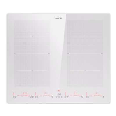 Klarstein Masterzone 60 Flex, indukciós főzőlap, max. 9600 W, beépített, 4 Flex zóna, ThermoBoost technológia, Smart technológia