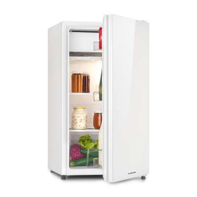 Klarstein Luminance Frost, hűtőszekrény, 91 liter, E energiahatékonysági osztály, zöldség rekesz, 2 üvegpolc, fehér