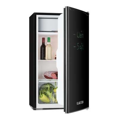 Klarstein Spitzbergen Uni, kombinált hűtőszekrény, 91 liter, E energiahatékonysági osztály, fekete