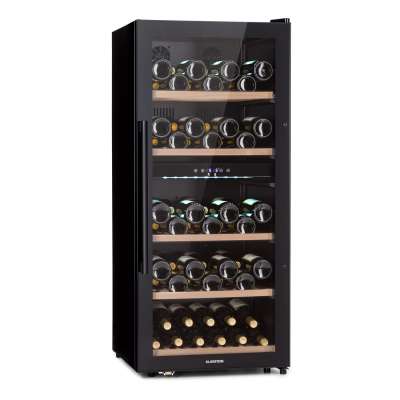 Klarstein Barossa 91 Duo, borhűtő, 204 l, 91 palack, 2 zóna