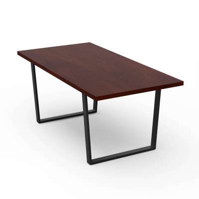 Blumfeldt Bearsdon étkezőgarnitúra, asztallap és fém asztallábak, ipari stílus, stabil, modern