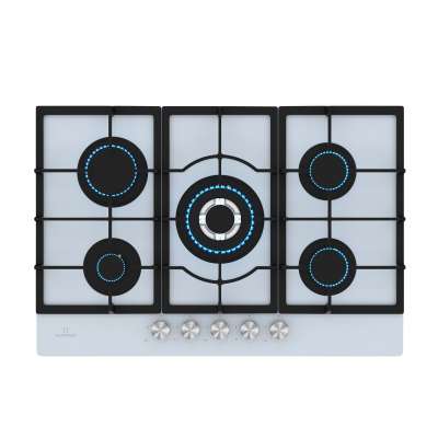 Klarstein Ignito 5 zónás gáz főzőlap, 5 Égő, elektr. gyújtás, Wok, cseppfolyósított vagy földgázhoz