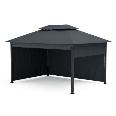 Blumfeldt Grandezza Cortina kerti pavilon 3x4 m, időjárásálló, porfestett, oldalsó redőnyök