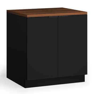 Blumfeldt WoodVista mosogató alatti szekrény, Robusztus, Soft-Close zsanérok, Alumínium fogantyúk