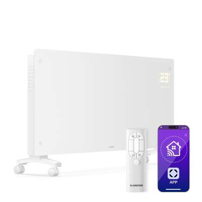 Klarstein Bornholm konvektor | 3000 W | 30 m² | Erőteljes és elegáns | 105 cm x 51 cm