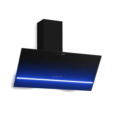 Klarstein Illuminosa ferde páraelszívó | Elszívó és keringtető üzemmód | Minimalista | 818 m³/h | 90 cm