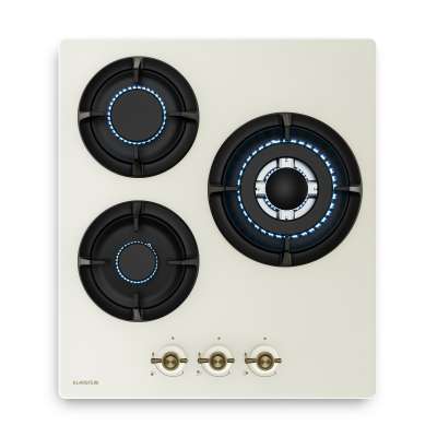 Klarstein Victoria gázfőzőlap | 3 alumínium égő | földgázzal és PB-gázzal kompatibilis | 6050 W | 45 cm