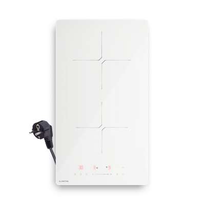 Klarstein PowerGlide indukciós főzőlap | Modern, kompakt és nagy teljesítményű | 2 főzőzóna | 3500 W | 30 cm