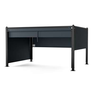 Blumfeldt Pantheon Cortina pavilon 3x4 m, időjárásálló, alumínium, porfestett, redőnyök